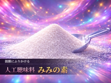 信者続出!?鼓膜にふりかける人工聴味料 「みみの素」 [Querica Music]