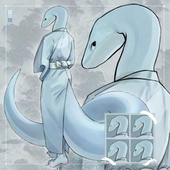 【全身立ち絵素材】人外C [常夜燈]