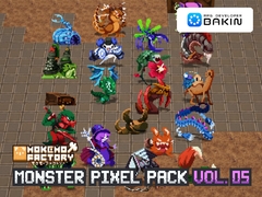 RPG Developer Bakin Mokemo Factory MONSTER PIXEL PACK Vol.5 [SmileBoom]