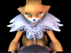 【100円】主観で見るデ◯モンのレナモンのフェラチオ宣伝用動画 [パラレル]