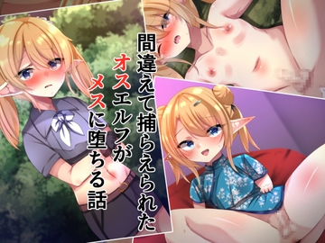 間違えて捕らえられたオスエルフがメスに堕ちる話 [××工房]