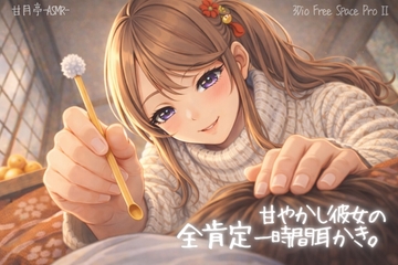 【ASMR/3Dio黒耳】甘やかし彼女の全肯定一時間耳かき [甘月亭。]