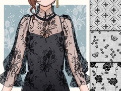 チュールレース集10  6種 [Yume Mizuno Shop]