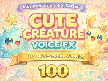 かわいいモンスターボイス素材集_Monster Voice FX – Cute Creature [kappano suiyokujo]
