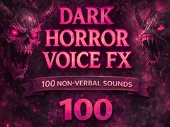 モンスターボイス集 – 非言語ダークホラー悪魔的クリーチャー(100音)Monster Voice FX – Dark Horror & Demonic Creature Voices [かっぱの水浴場]