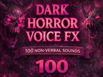 モンスターボイス集 – 非言語ダークホラー悪魔的クリーチャー(100音)Monster Voice FX – Dark Horror & Demonic Creature Voices [kappano suiyokujo]