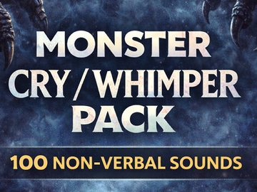 小さいモンスターの叫び/呻きボイス集(100音)Non-Verbal Creature Voice FX for Games [kappano suiyokujo]