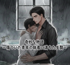 奇妙な物語 〜傷ついた青年の執着に満ちた生贄〜 [三つ葉]