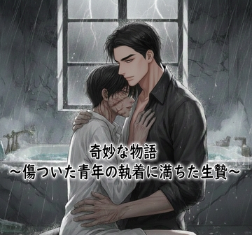 奇妙な物語 〜傷ついた青年の執着に満ちた生贄〜 [三つ葉]