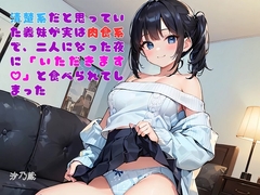 【隙間の文庫】清楚系だと思っていた義妹が実は肉食系で、二人になった夜に「いただきます(ハート)」と食べられてしまった [さのぞう]