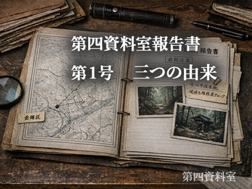 第四資料室報告書 第1号 「三つの由来」 [Archive Room No.4]