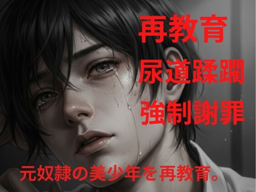 元奴○の美少年を再教育。～尿道カテーテル蹂躙と屈辱の強○謝罪～ [みぎのくつした]