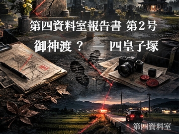 第四資料室報告書 第2号 御神渡? ー四皇子塚ー [第四資料室]