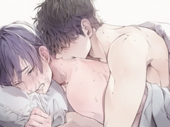 【EN/KR/繁/簡 字幕付き(Subs & Script)】『限界社畜ノンケが布団に逃げ込んできた夜 ～泣き虫な君の理性が溶ける、甘やかし依存セックス～』 [涎組]