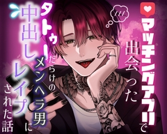 マッチングアプリで出会ったタトゥーだらけのメンヘラ男にストーカー中出しレ○プされる話 [調合室]