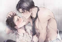 【博多弁×濡れ透け三助】深夜の銭湯、番台の彼に「開発」される夜。【密室/反響音/指責め】 [涎組]