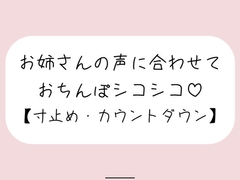 【オナサポ】お気に入りのオナホ準備して聴いてみて。お姉さんが優しく寸止めカウントダウンでオナサポしてあげる♪ [みこるーむ]