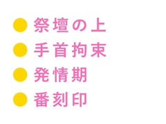 オメガの聖職者として神殿に仕えていたカントが大神官のαに「お前の発情期は神への供物だ」と聖堂の裏で毎月捧げられる話 [ヘブン]