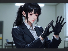 ダウナー系ちんぽ洗い屋さんが無関心ながらもドエロい隠語で事務的手コキ [えちえち動物園大学]