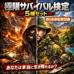 極限サバイバル検定5種セット ～あなたは本当に生き残れるか?～ [小さな学び舎]