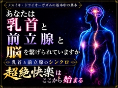 メスイキ達成のための 究極の方程式で絶頂を導く アナルオナニー×乳首オナニー   前立腺はとても鈍感な性感帯 乳首と前立腺をつなげて究極の快楽メスイキを貴方に [メスイキ♡ドライオーガズム♡研究所]