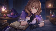 丽莎的魔力耳搔:蔷薇魔女的专属膝枕与“惩罚” [无名音声社]