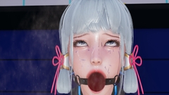 神〇綾華 停雲の壁足調教(〇神、崩〇スターレイル) 2章 密室壁足調教 [美脚調教工房]