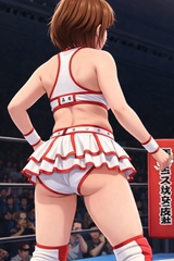 女子プロレスラーになって潜入して恥ずかし固めをかけられて観客の前で両足を全開に広げてアンスコではなく生パンティを観客に見せて観客を勃起させる女刑事 [Yamato]