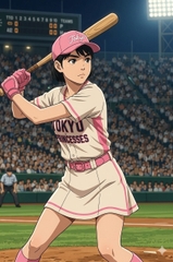 女子プロ野球の闇を暴く為にミニスカ女子プロ野球選手になってパンチラプレイで観客を勃起させる処女刑事 [Yamato]