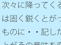 次々に降ってくる雨は固く鋭くとがったものに・・記したことがその意味を変えるほど [サマールンルン]