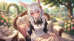 【中文音声·女仆公馆】女仆萨琪儿的午后秘密:兔娘女仆的夏日发情急救与膝枕掏耳 [无名音声社]