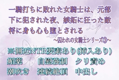 一騎打ちに敗れた女騎士は、元部下に犯された夜、嫉妬に狂った敵将に身も心も堕とされる〜囚われの女騎士シリーズ(3)〜 [夜蝶ノ舞]