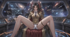 ミニスカ宇宙戦艦艦長、霧島麗華(30)Episode1、艦長室で処女喪失と艦長室で10人からレ○プ [Yamato]