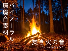 【バイノーラル環境音素材】焚き火の音【ループ】 [みみっとサウンド]