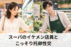 イケメン店員に托卵され絶頂。若い精液がドピュドピュ新鮮でやめられない。 [月夜のスイーツ]