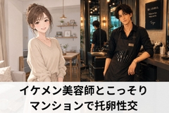 イケメン美容師と出会いこっそり性愛。若い精液が濃くて托卵性活がやめられない。 [月夜のスイーツ]