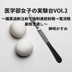 医学部女子の実験台 Vol.2 ～媚薬過剰注射で強○連続射精→電流精巣焼き潰し～ [かすみ部屋]