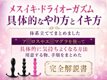 メスイキ・ドライオーガズム 具体的なやり方とイキ方体系立ててまとめました エ○マグラを使って具体的に気持ちよくなる方法、用意する物、手順をまとめた完全解説書 の表紙