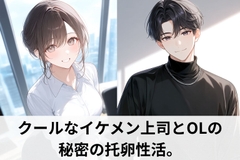 クールなイケメン上司とOLの秘密の托卵性活。立派な肉棒に夢中になってやめられない [月夜のスイーツ]