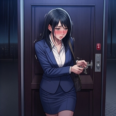 『深夜1時のお隣の美人OL。俺の部屋のドアノブをガチャガチャしたのは彼女でした』 [草食男子代表]