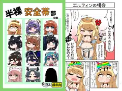 半裸安全帯部の本