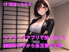 マッチングアプリで知り合った関西弁女子から金玉責めの刑 [Cluster M]