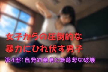 女子からの圧倒的な暴力にひれ伏す男子 第四部 の表紙