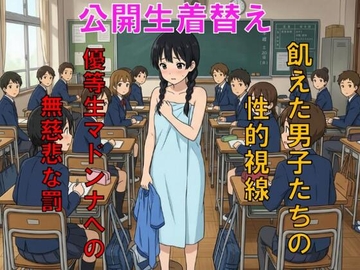 【公開生着替え】優等生マドンナへの無慈悲な罰。飢えた男子たちの性的視線 の表紙