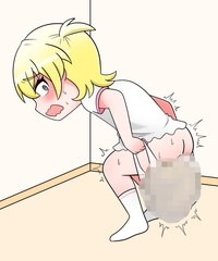 ろあちゃんのビニール袋大量排泄 [ぺんぎんのお社]