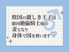 敗国の麗しき王子は敵将絶倫騎士様の妻となり身体で国を救います♡ [SirenHouse]