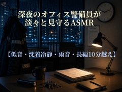 深夜のオフィス警備員が淡々と見守るASMR [声の影]