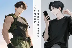 【DLsite専売】ノンケ喰い日記。性欲が溜まりまくった自衛隊員の発散処理～アプリ男子～