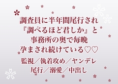 婚約のための身辺調査で半年間ずっと尾行されていた私が、興信所の調査員に『調べるほど君しか見えなくなった』と事務所の奥に囲われて毎晩孕まされ続けている話 [ふわっ堂]