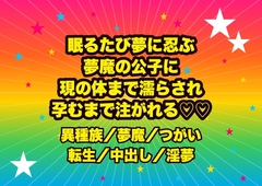 眠るたび夢に忍び込む夢魔の公子に『お前は俺の番だ』と夢と現の境で毎晩犯され目覚めても濡れたまま孕むまで注がれ続ける転生令嬢の話♡♡♡ [ドンブリ庫]